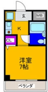 サンヒルズ和泉【1階】の間取り