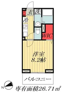 千葉県船橋市西船1【アパート】の間取り