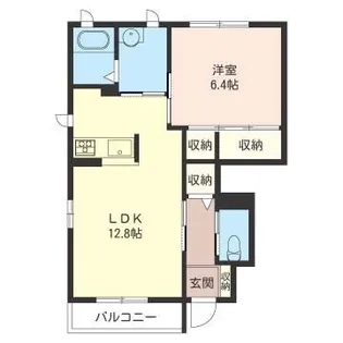 セピアコート A棟【1階】の間取り