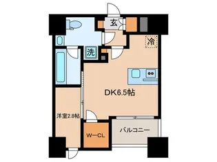 レジデンス文京春日【4階】の間取り