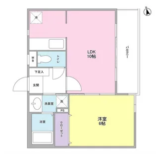 RUELLE神宮前【2階】の間取り