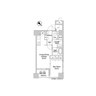 東京都中央区日本橋堀留町1【マンション】の間取り