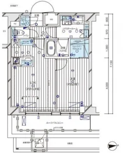 メインステージ入谷V【4階】の間取り