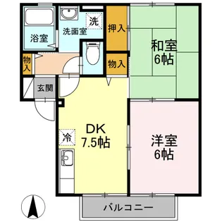 コンフォート新座I【2階】の間取り