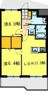 WISTERIA SAKURA【2階】の間取り