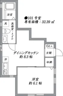 B-MARC【1階】の間取り