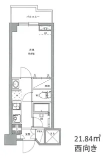 三越ゼームス坂マンション【2階】の間取り