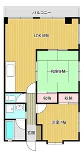 La Vieres(ラヴィエール)【5階】の間取り