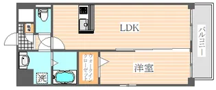 テイルガーデン博多【4階】の間取り