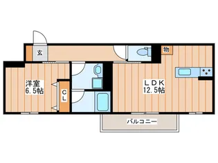 シャーメゾン寝屋川中央【1階】の間取り
