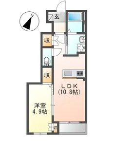 ルオント コティ【1階】の間取り