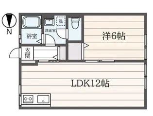 シティハイム 富士見【2階】の間取り