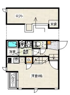 CB吉塚ベルジェ【1階】の間取り