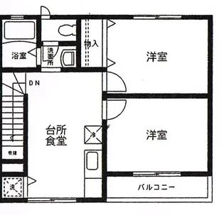ラッフィナート渡辺 第2【2階】の間取り