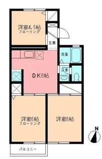 シャトレーSHIMIZU(今里3)【0】【2階】の間取り