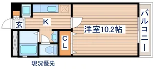 ビューハイツK【3階】の間取り