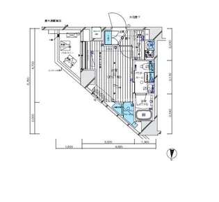 メインステージ三ノ輪EAST【4階】の間取り