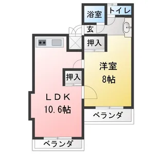 サントピアヤゴト【1階】の間取り