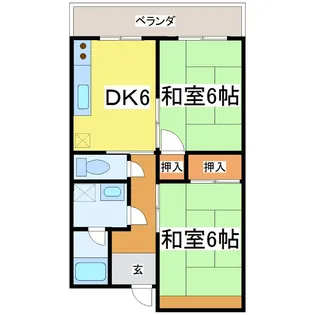 アーバンライフ春江【3階】の間取り