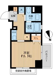 クリオ戸越銀座弐番館【11階】の間取り
