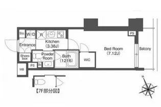 コンフォリア西荻窪【7階】の間取り