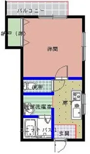 カーサ折橋【2階】の間取り
