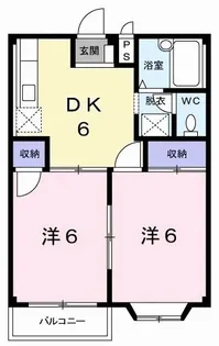 フォーレストナカムラ【2階】の間取り