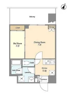 プラート宮坂【5階】の間取り