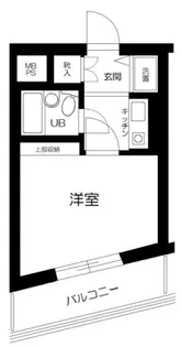 メルシー上池台【5階】の間取り