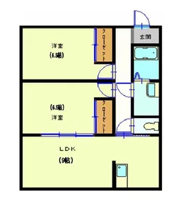 メイプル拾弐番館【1階】の間取り