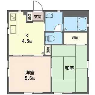 グリーンコート野崎【2階】の間取り