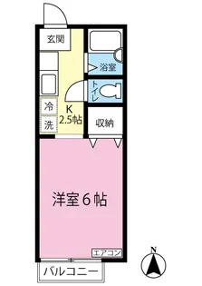 エスペランサ【1階】の間取り