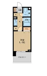 ドゥーエ横濱台町【8階】の間取り