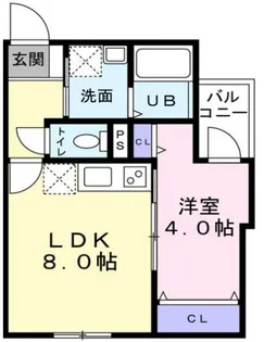 EIJU富士見台駅前【2階】の間取り