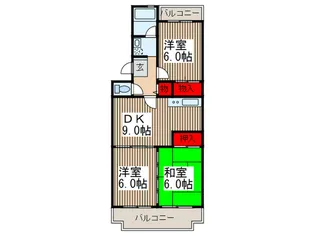 ファミール・メゾン【2階】の間取り