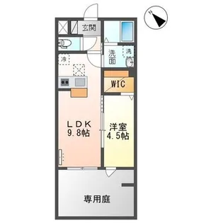 コンフォール【1階】の間取り