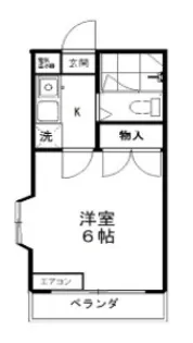 パッション西川口【1階】の間取り