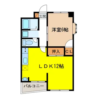 羽島ザ・スカイ【3階】の間取り