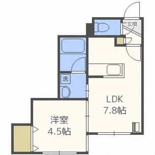 サンライズ【2階】の間取り