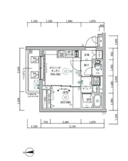 RELUXIA三軒茶屋【3階】の間取り