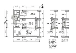 東雲キャナルコートCODAN14号棟【10階】の間取り
