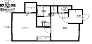 MODERNPALAZZO文教通り【5階】の間取り
