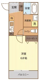 レガーロ久喜【1階】の間取り