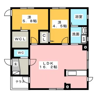 faith【3階】の間取り