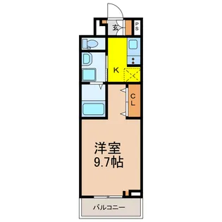 サニーサイド・レオ【3階】の間取り