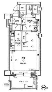 スカーラ四谷第2【2階】の間取り
