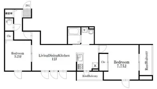セプテムステラ笹塚【2階】の間取り