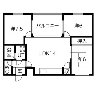 カーサジオ【3階】の間取り