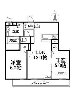 セジュールKOTO【3階】の間取り