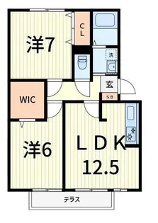 mio airily【1階】の間取り